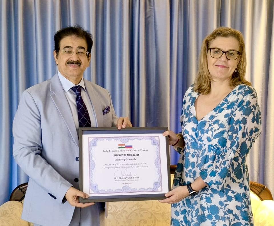 Ambassador of Slovenia for a Decade of Cultural Collaboration