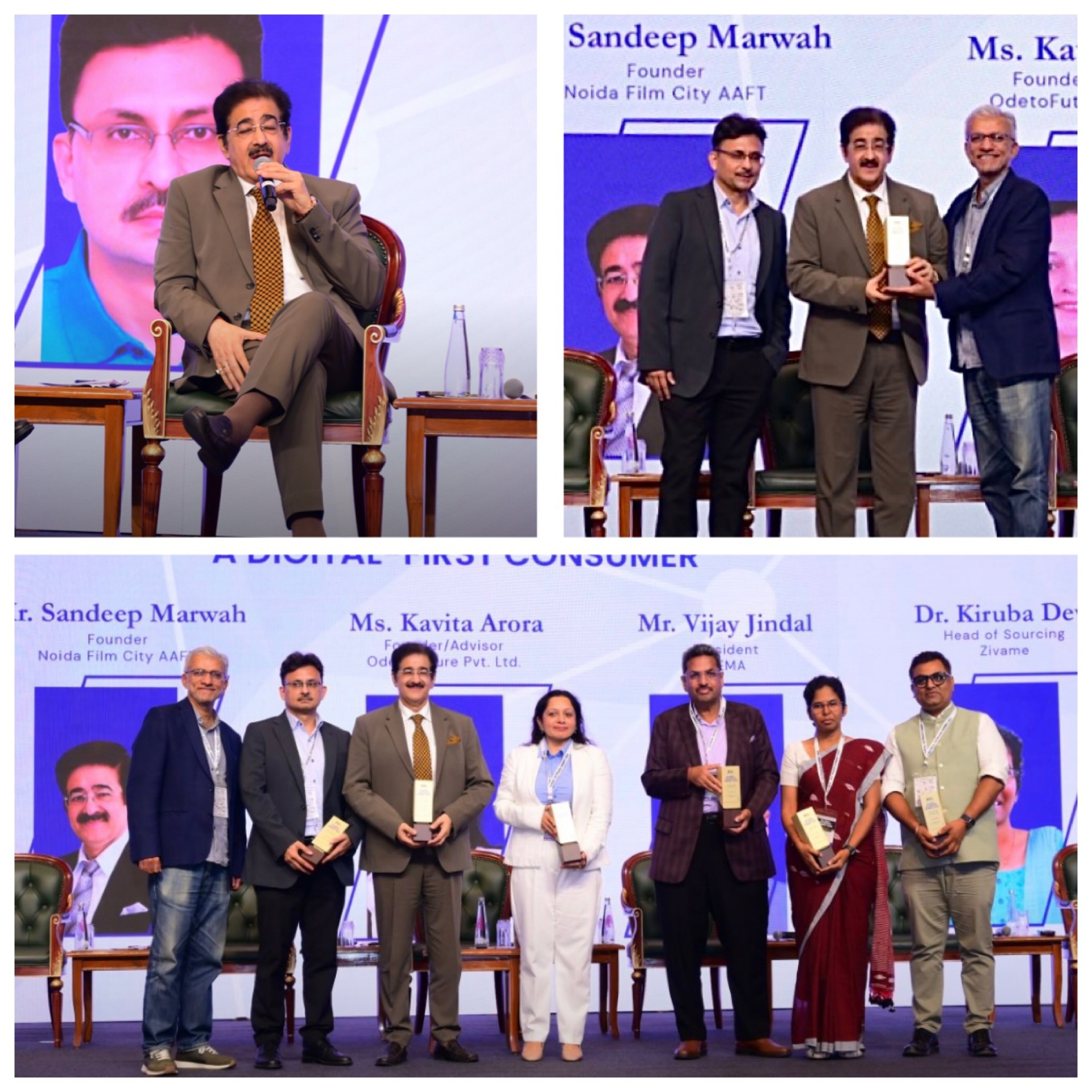 Dr. Sandeep Marwah Honored at BSL Global Outreach Summit and Excellence Awards at Bharat Mandapam. New Delhi, August 2, 2025: The prestigious BSL Global Outreach Summit and Excellence Awards held at the iconic Bharat Mandapam. Hence celebrating visionary leaders and innovators in the textile, fashion, and design industries. The event was curated by Raadha Iyer and designed by Raman Dutta. Who shared the mission of the summit to align. With India’s Vision 2030 by promoting sustainability, innovation, and global collaboration in the textile sector. Raman Dutta, in his opening remarks, stated, “Our goal is to strengthen India’s textile trade globally by fostering innovation, sustainability, and excellence. Hence We aim to expand market access, enhance industry capabilities, and promote cross-border collaboration. Through policy advocacy, skill development, and trade facilitation, we committed to positioning India as a global leader in textiles.” Dr. Sandeep Marwah, Founder of AAFT School of Fashion and Design and President of Global Fashion Week Noida—the world’s largest academic fashion week—was a distinguished guest at the summit. In his address, Dr. Marwah emphasized the powerful role education and creativity. play in shaping the future of the fashion and design industry. “India’s strength lies in its cultural heritage, craftsmanship, and young talent. Through education and global exposure, we can create a new narrative for Indian fashion. That is both rooted and revolutionary,” he said. Dr. Marwah later honored with the Excellence Award for his invaluable contribution to the fashion and design industry. especially through the AAFT School of Fashion and Design and his leadership in organizing Global Fashion Week Noida. Which has become a global platform for emerging designers and fashion educators. The summit brought together leading designers, policymakers, business leaders. Hence educators to chart a collaborative path for India’s sustainable and fashionable future. Hence Dr. Sandeep Marwah Honored at BSL Global Outreach Summit and Excellence Awards at Bharat Mandapam