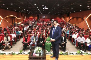 Inspires Students at AAFT Orientation 2025